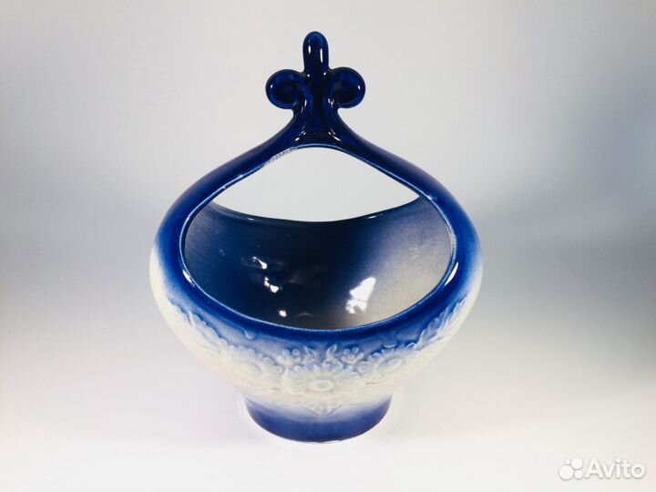 Конфетница антикварная - Гжель, СССР