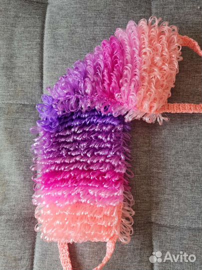 Мочалка ручной работы