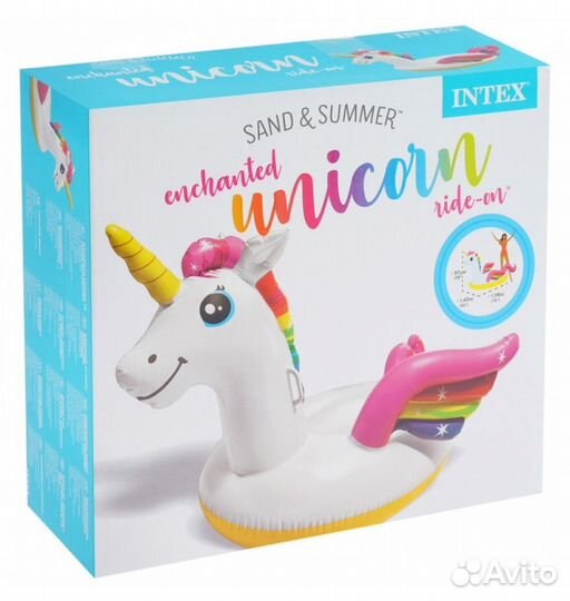 Надувной плот интекс Единорог
