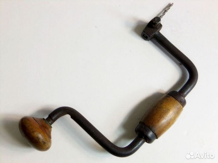 Дрель ручная 1930е метартель Союз коловорот клеймо