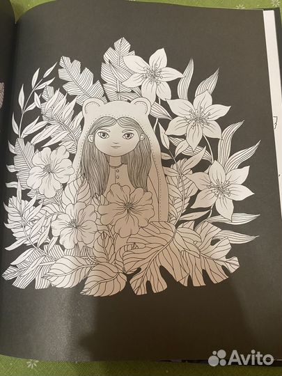 Раскраска Дианая луна Марии Тролле