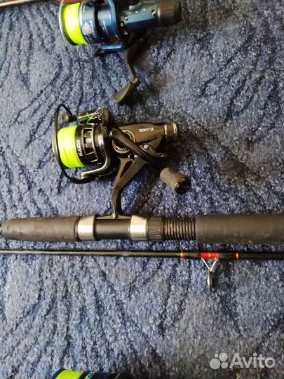 Спининг с катушкой бу