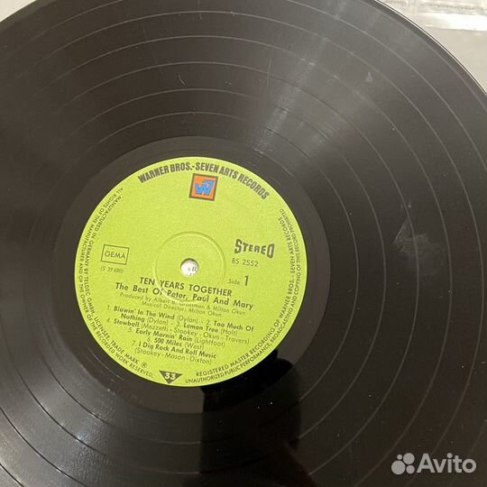 The best of Peter, Paul and Mary - Ten years Toget