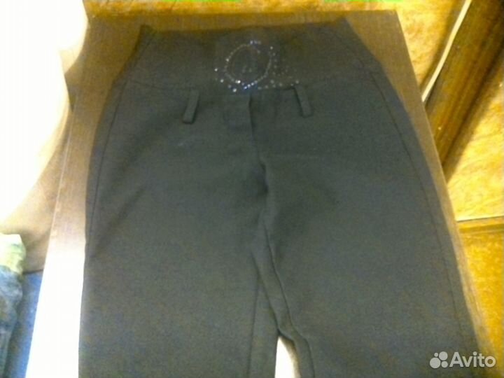 Брюки школьные синие для девочки