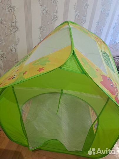 Палатка детская домик б/у