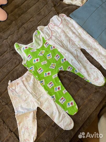 Вещи пакетом от 0 до 3 мес