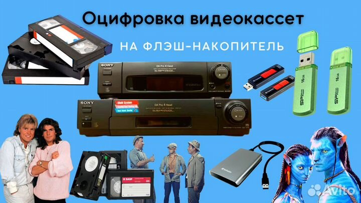 Оцифровка видеокассет и фотоплёнок-реставрация