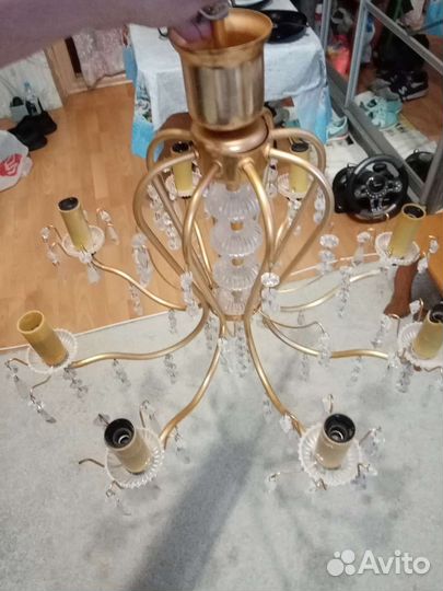 Хрустальная люстра СССР