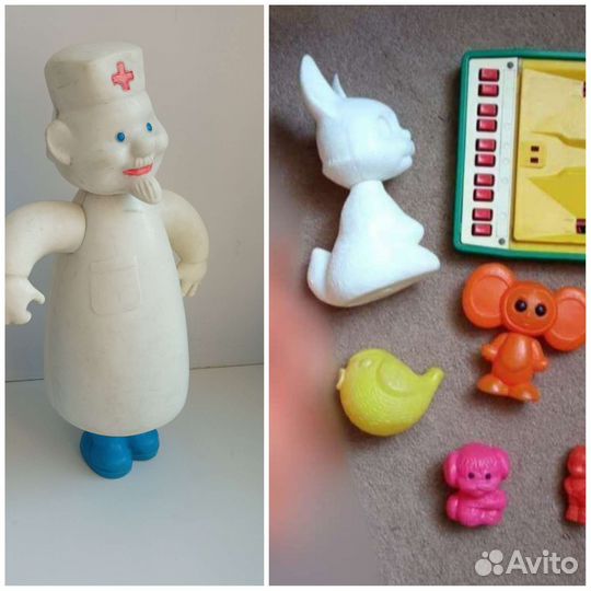Игрушки СССР пластик