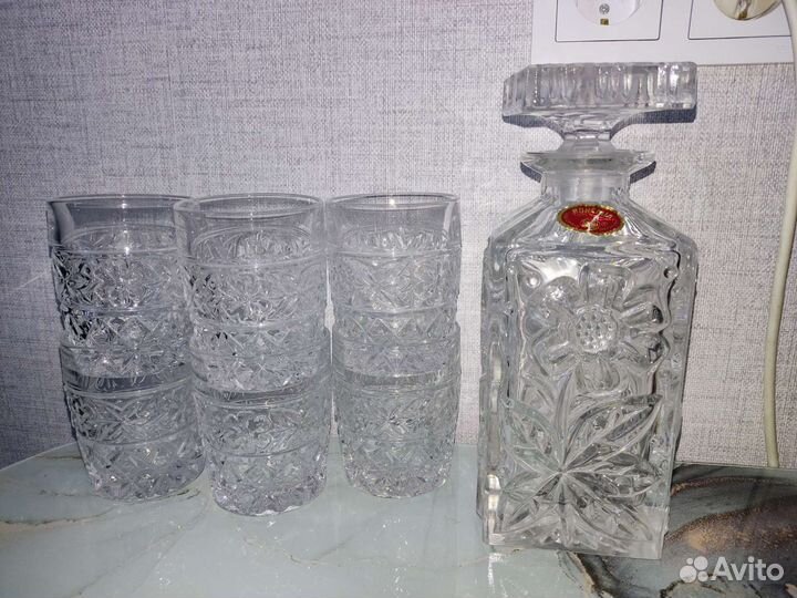 Графин хрустальный богемия