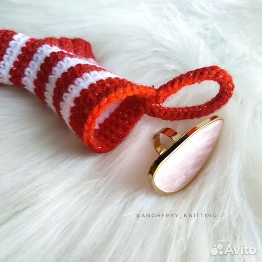 Ёлочная игрушка - носочек новогодний