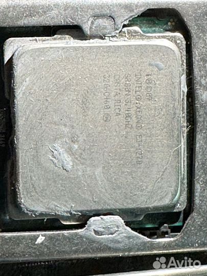 Материнская плата с процессором и видеокартой