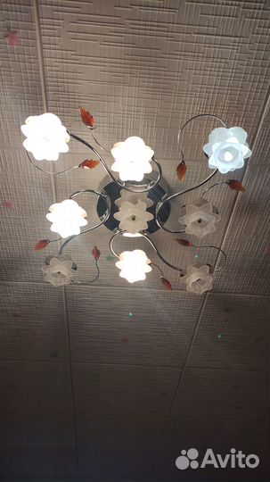Люстра потолочная бу