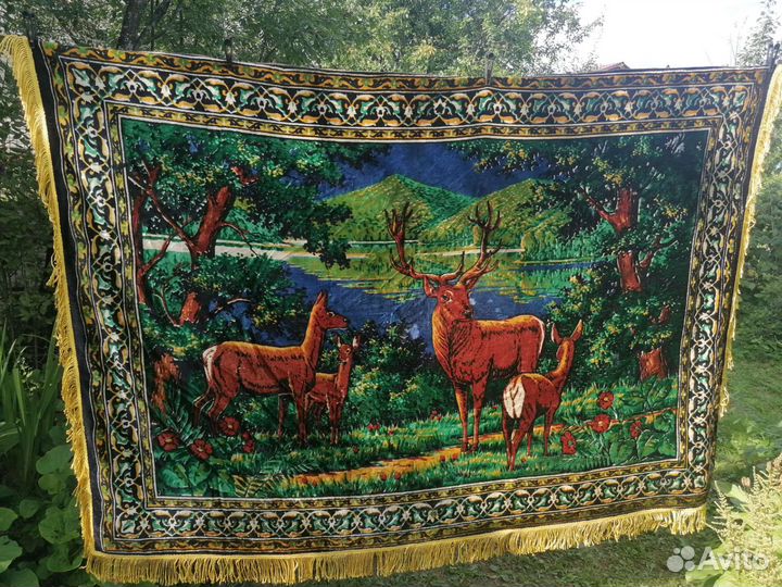 Плюшевый ковер СССР