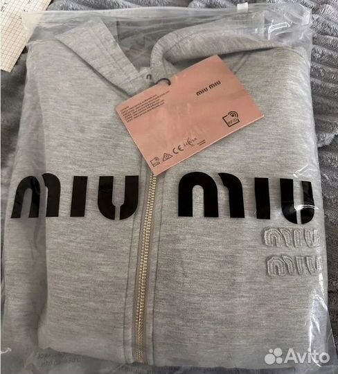 Толстовка miu miu