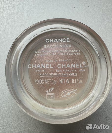 Chanel chance tendre гель 5 мл