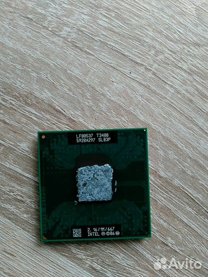 Процессор Intel Pentium dual core T3400