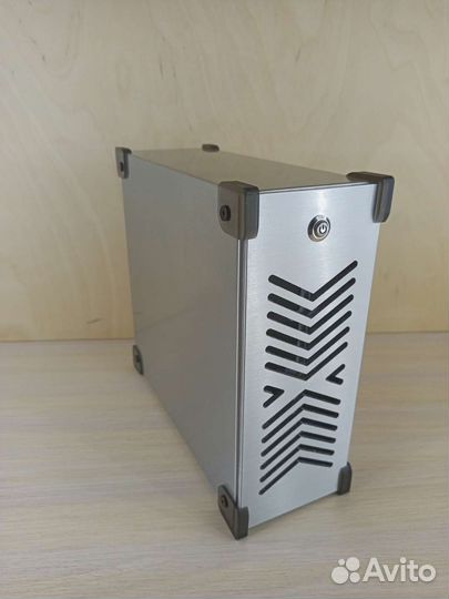 Корпус для пк mini itx серебро