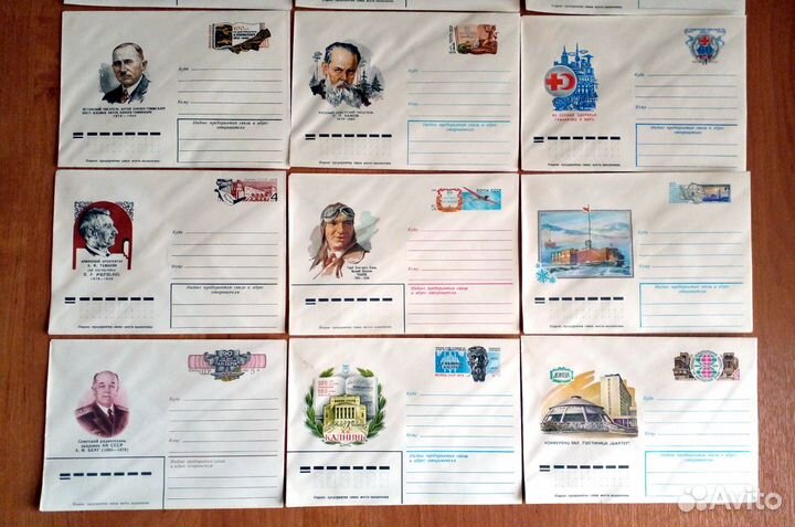 Конверты с оригинальной маркой СССР