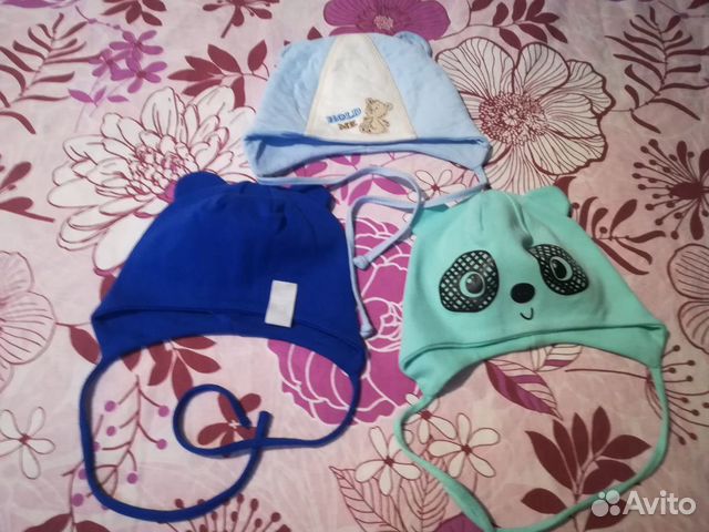 Шапочки р-р 44-46 (цена за 3 шт)