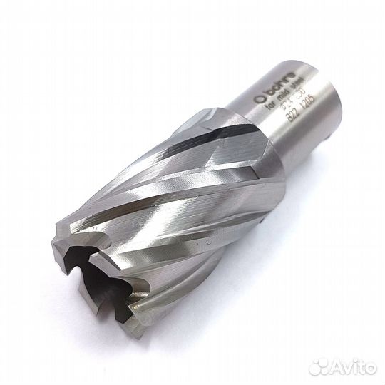 Сверло корончатое d24х30 HSS (Weldon 19)