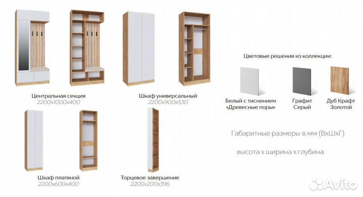 Руэлла Прихожая центральная секция