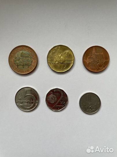 Набор монет Чехии