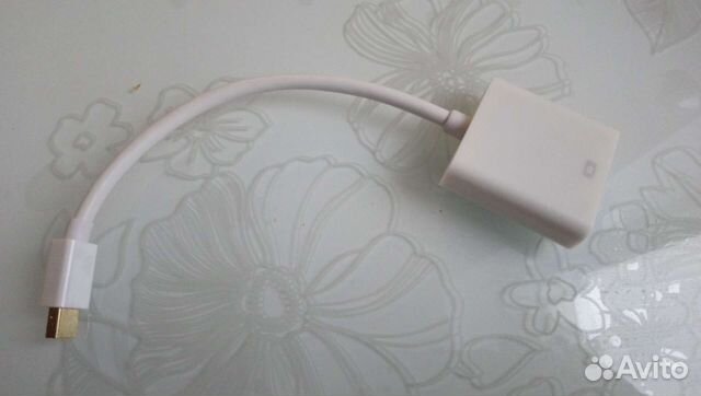 Переходник адаптер mini displayport DP to VGA