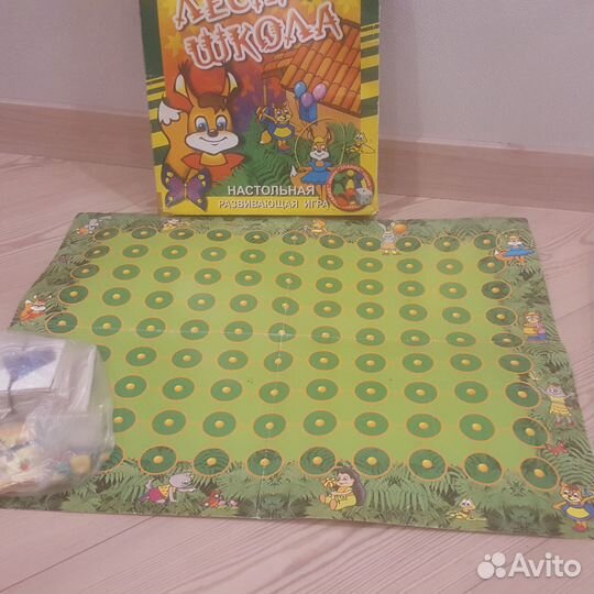 Игры настольные Мозаика+азбука и Лесная школа