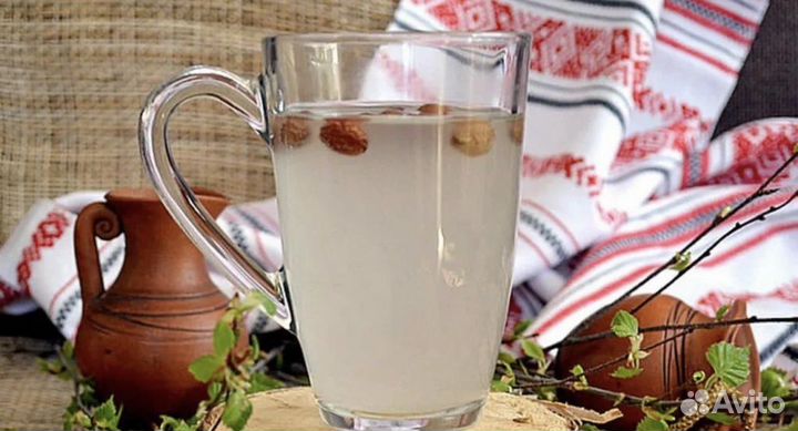 Натуральный квас из березового сока