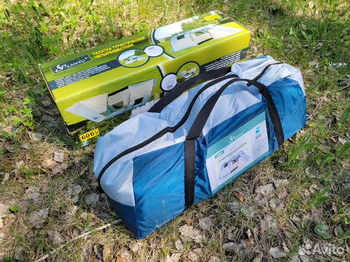 Палатка туристическая 4 местная с тамбуром