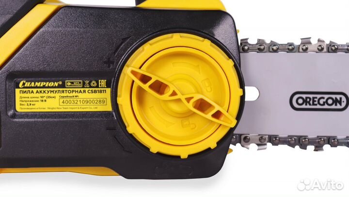 Пила аккумуляторная champion CSB1811
