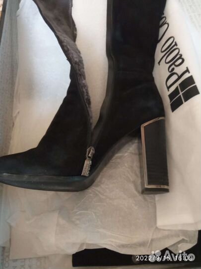 Сапоги зимние замшевые 40 размер