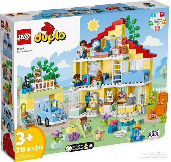 Конструктор lego duplo 10994 Семейный дом, 3в1