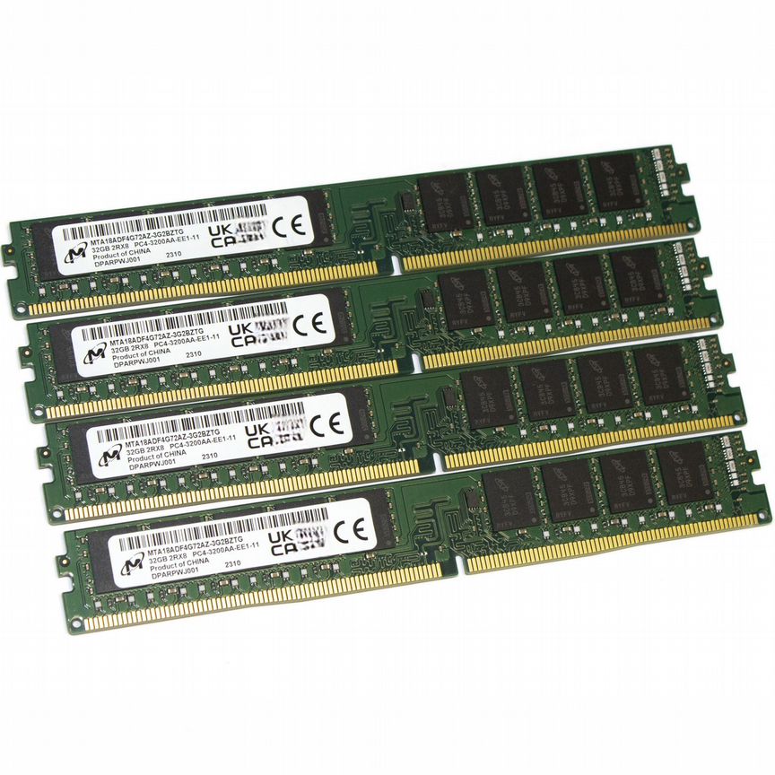 [MTA18ADF4G72AZ-3G2] Ddr4 Ecc Udimm 32gb Micron 3200 Mta18adf4g72az-3g2