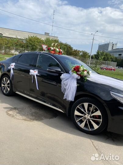 Кольца и ленты на машину для свадьбы