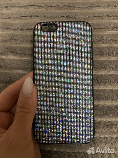 Чехол и 4 стекла на iPhone 6 (новые). Цена за все