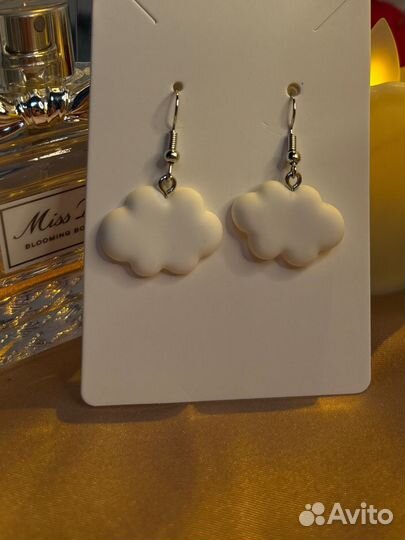 Сережки бижутерия