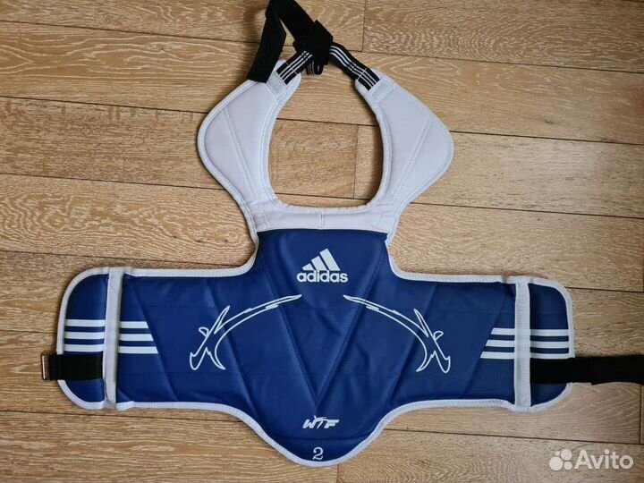 Защита корпуса 2-ух стороняя adidas и перчатки