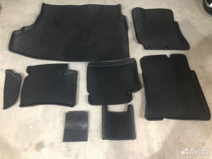 3D коврики eva с бортами Hyundai Solaris