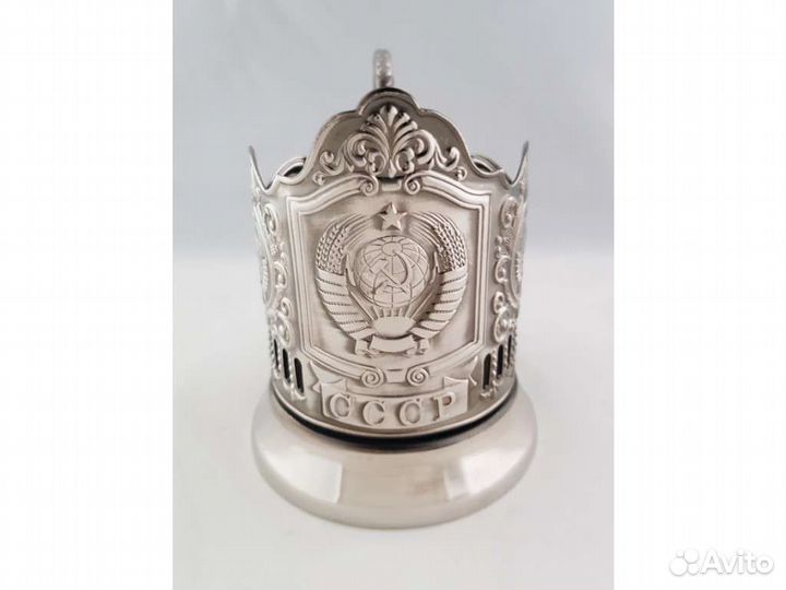 Подстаканник никелированный 