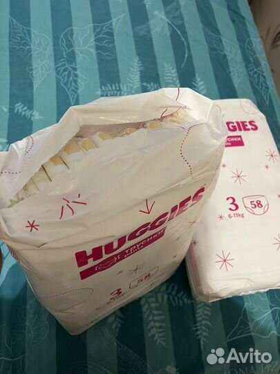 Подгузники трусики huggies для девочек 3