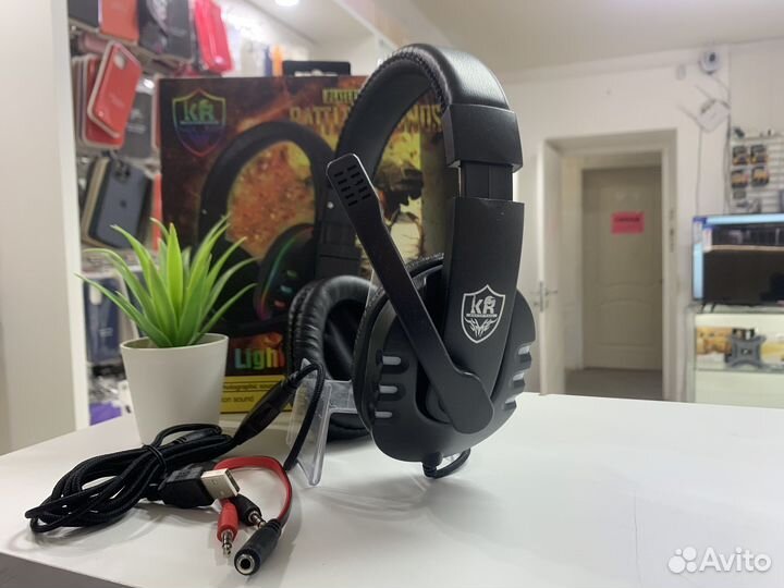 Игровые наушники GM102 (новые, гарантия)