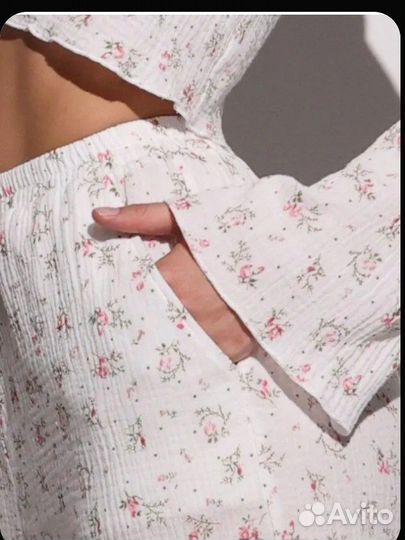 Пижама из муслина женская