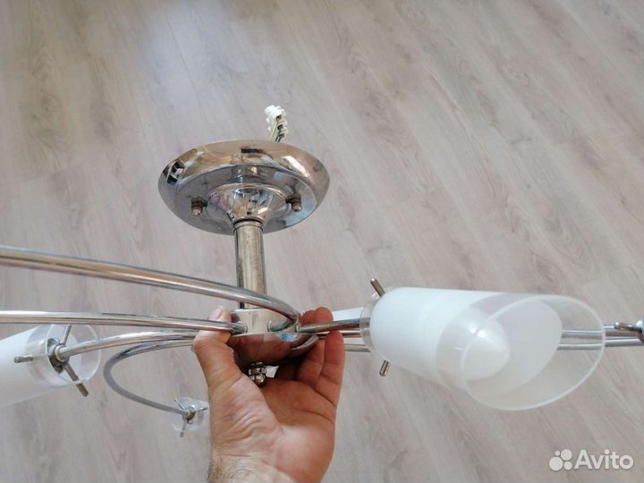 Люстра потолочная бу