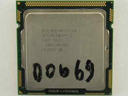 Процессор (1156) Intel Core i3-550