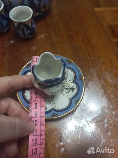 Кофейный сервиз СССР гжель