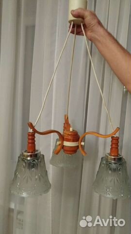 Люстра потолочная бу