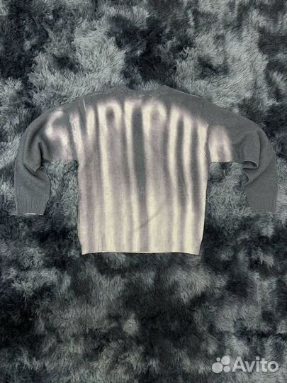 Свитер Supreme Blurred Logo sweater черный