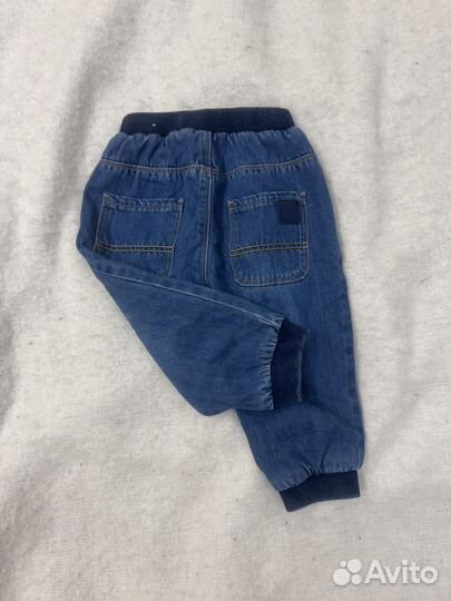 Джинсы Zara 2-3 года утепленные